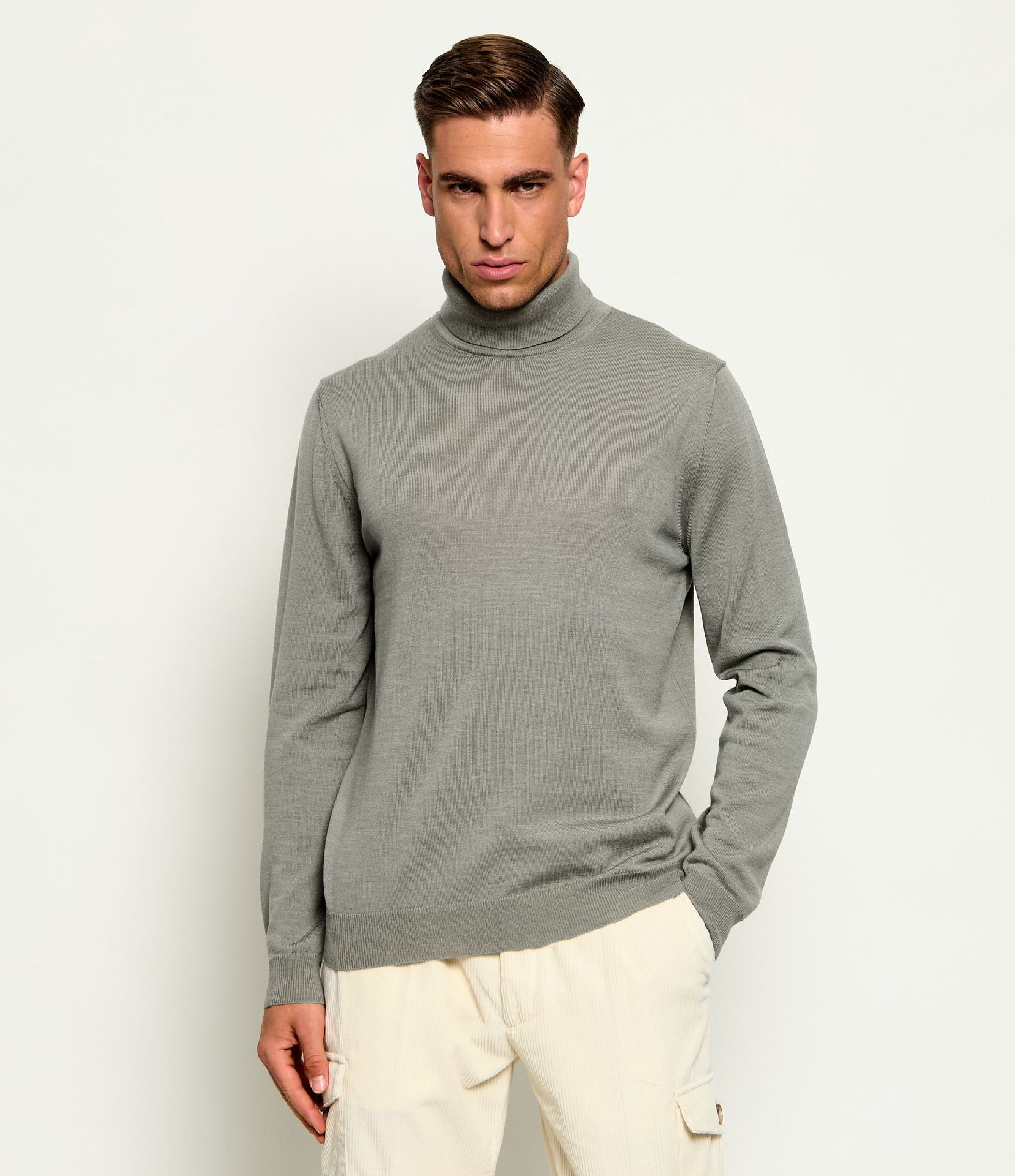 Stenströms Wełniany golf Slim Fit