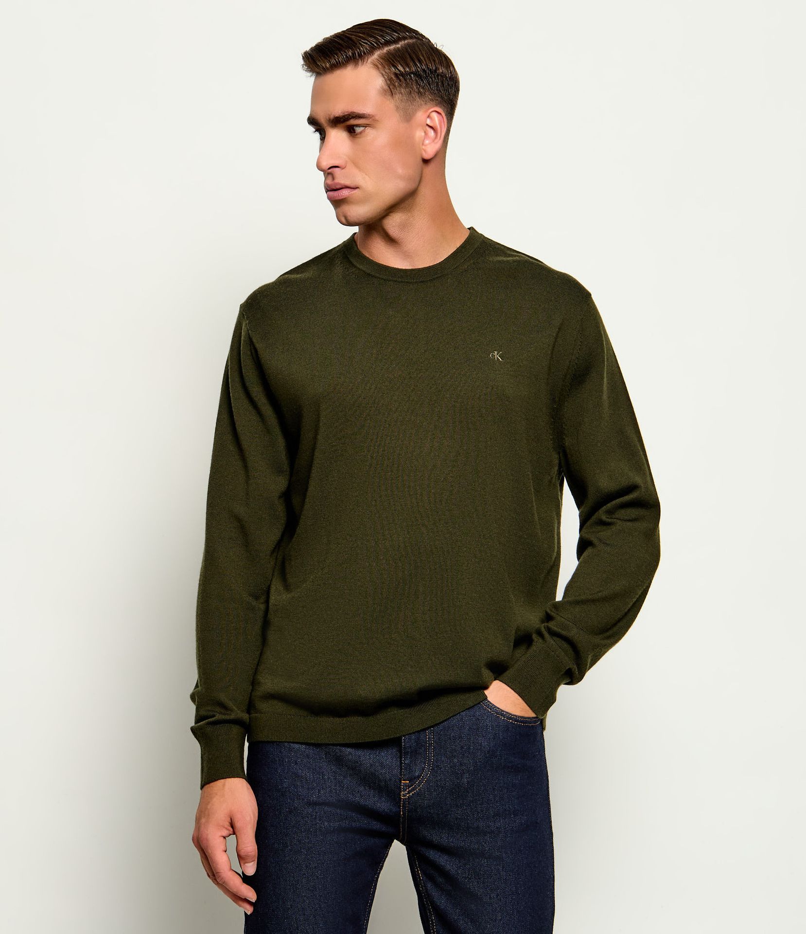 Calvin Klein Wełniany sweter Regular Fit
