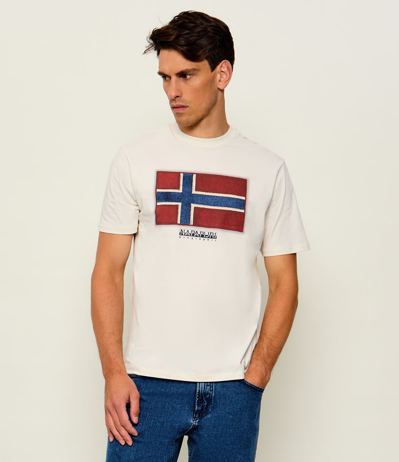 Napapijri T-shirt S - Flag Tiki SS Relaxed fit