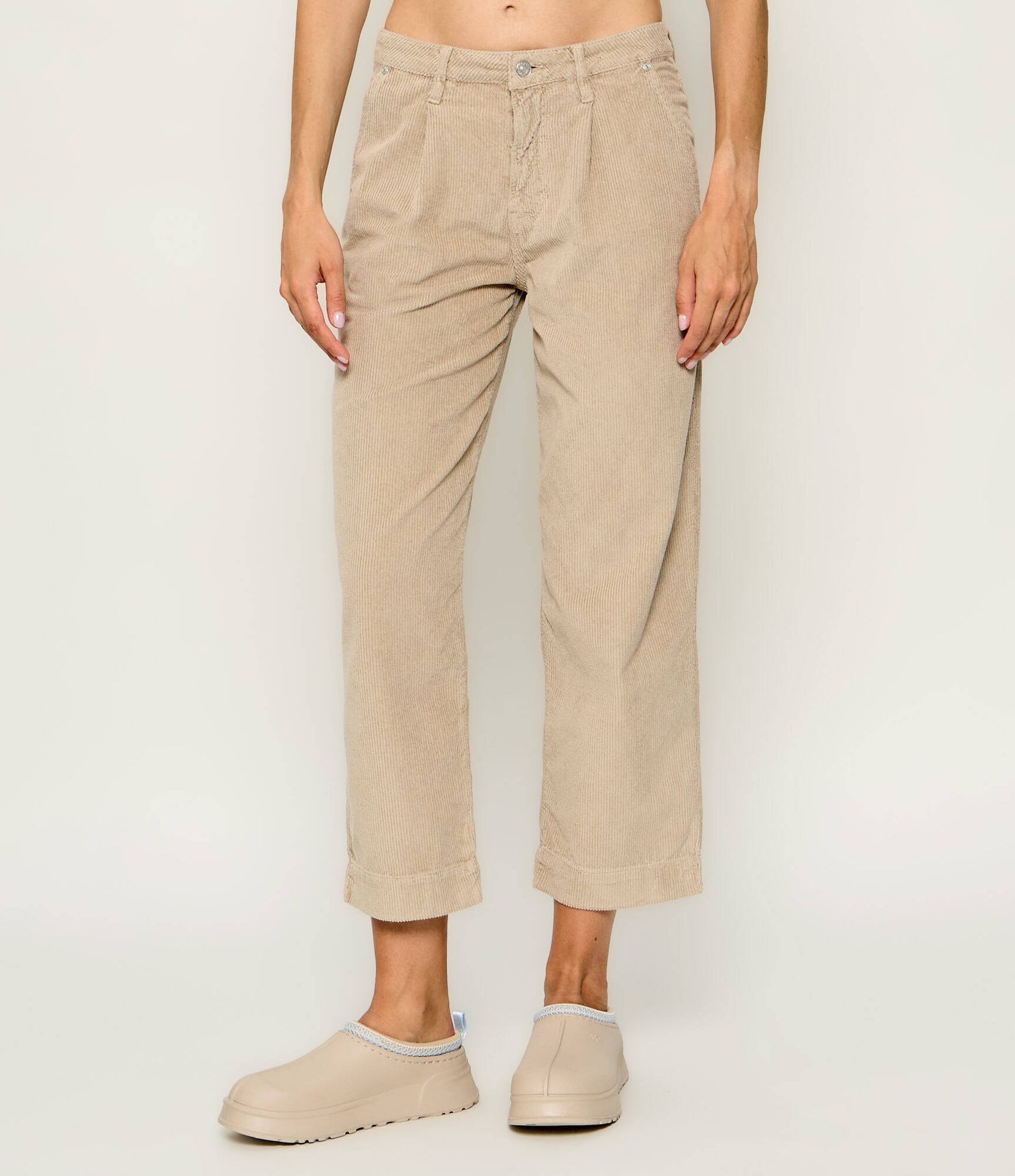 Joop! Spodnie Edda-C-D Tapered fit sztruks