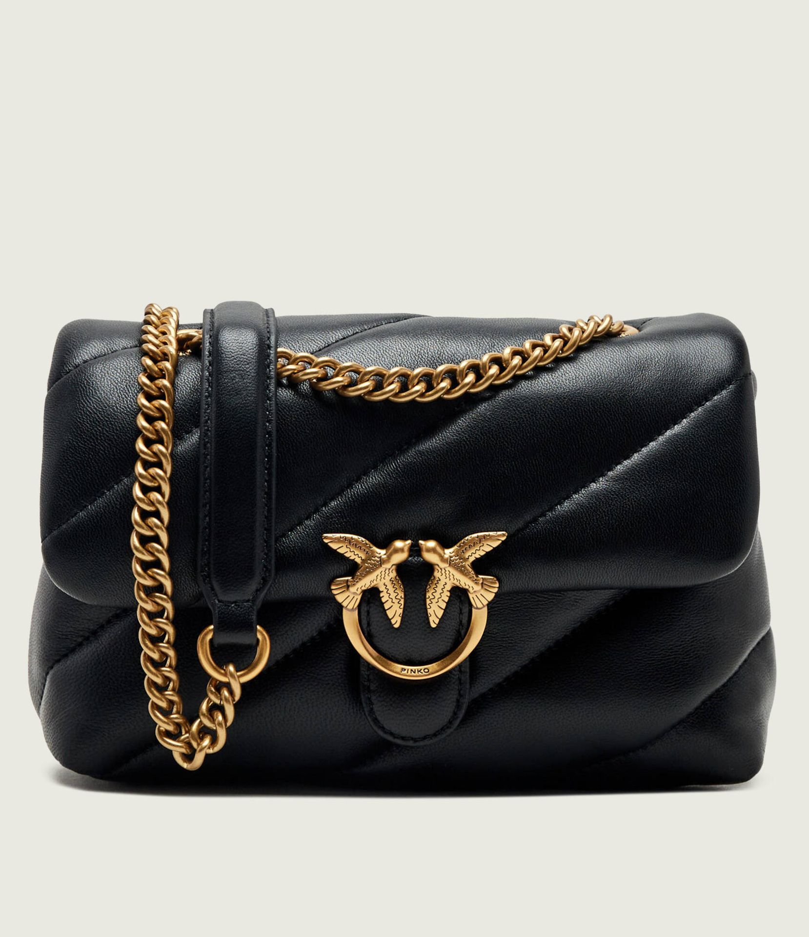 Pinko Skórzana torebka na ramię Love Puff Mini Small B.