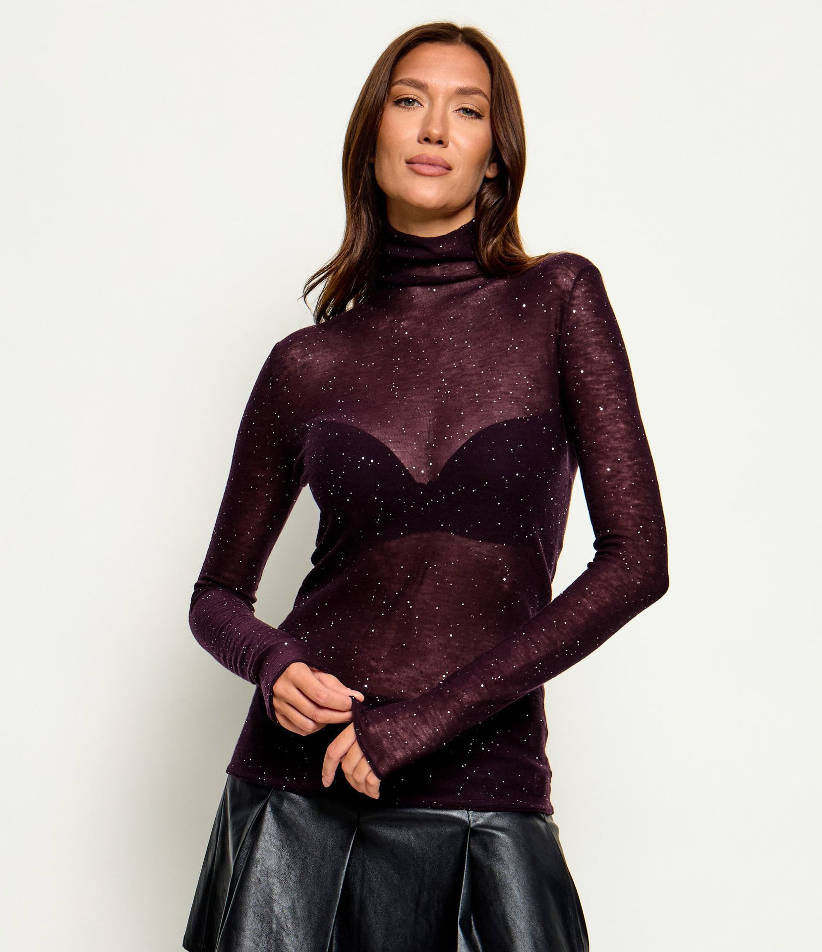 Pinko Wełniany golf Slim Fit