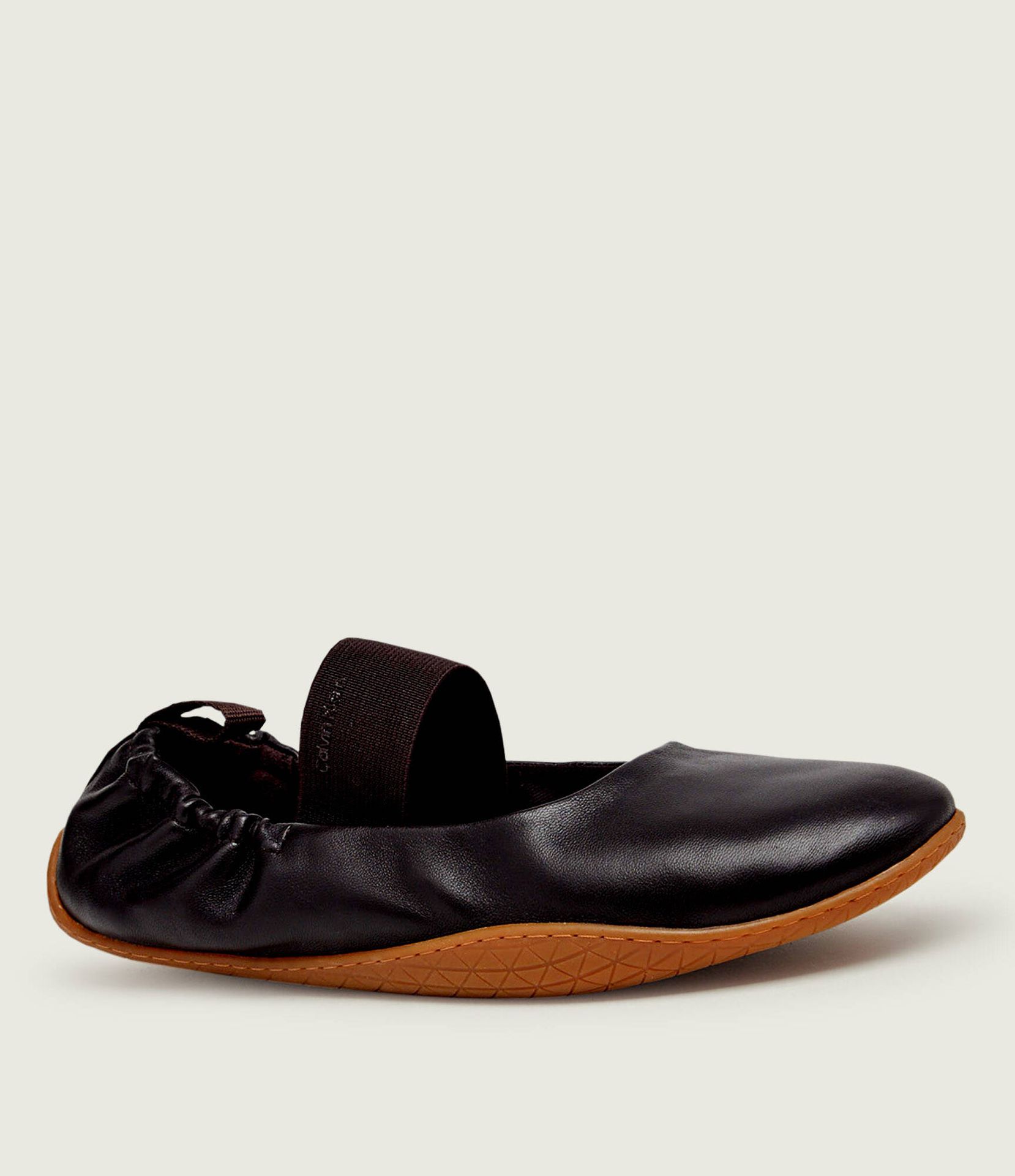 Calvin Klein Skórzane baleriny Ballet Mary Jane