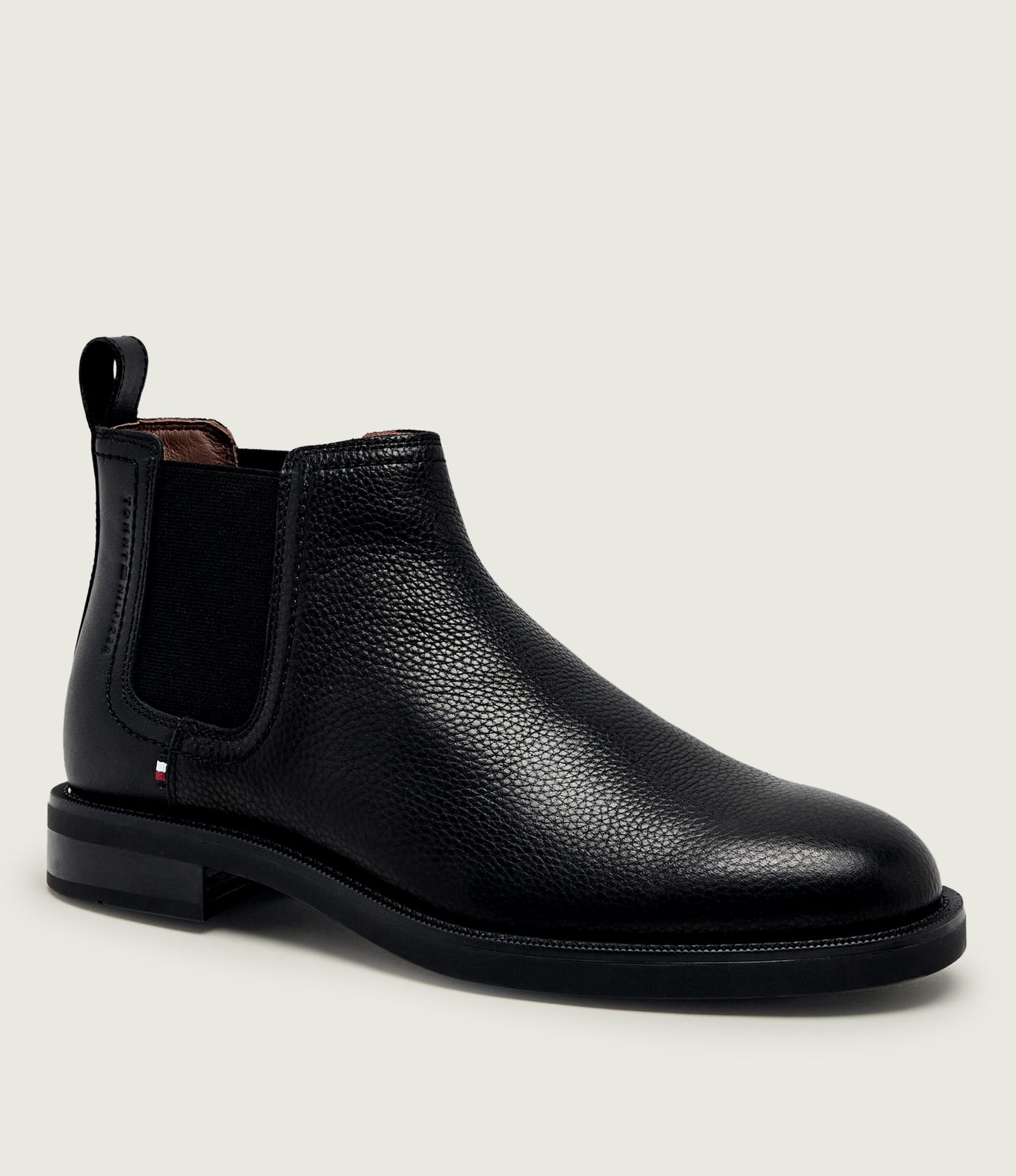 Tommy Hilfiger Skórzane sztyblety