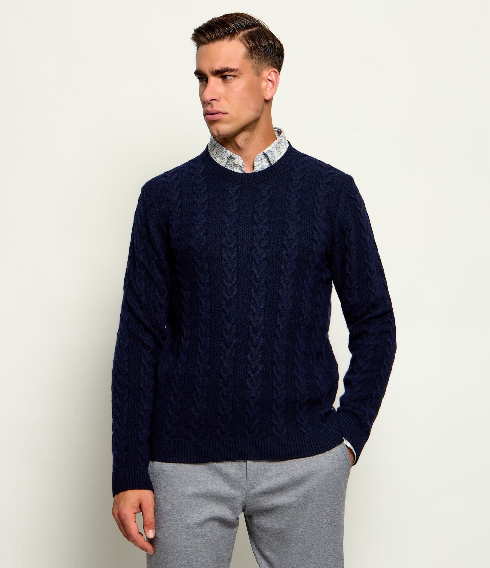 Joop! Sweter Levignor Regular Fit z dodatkiem wełny i kaszmiru