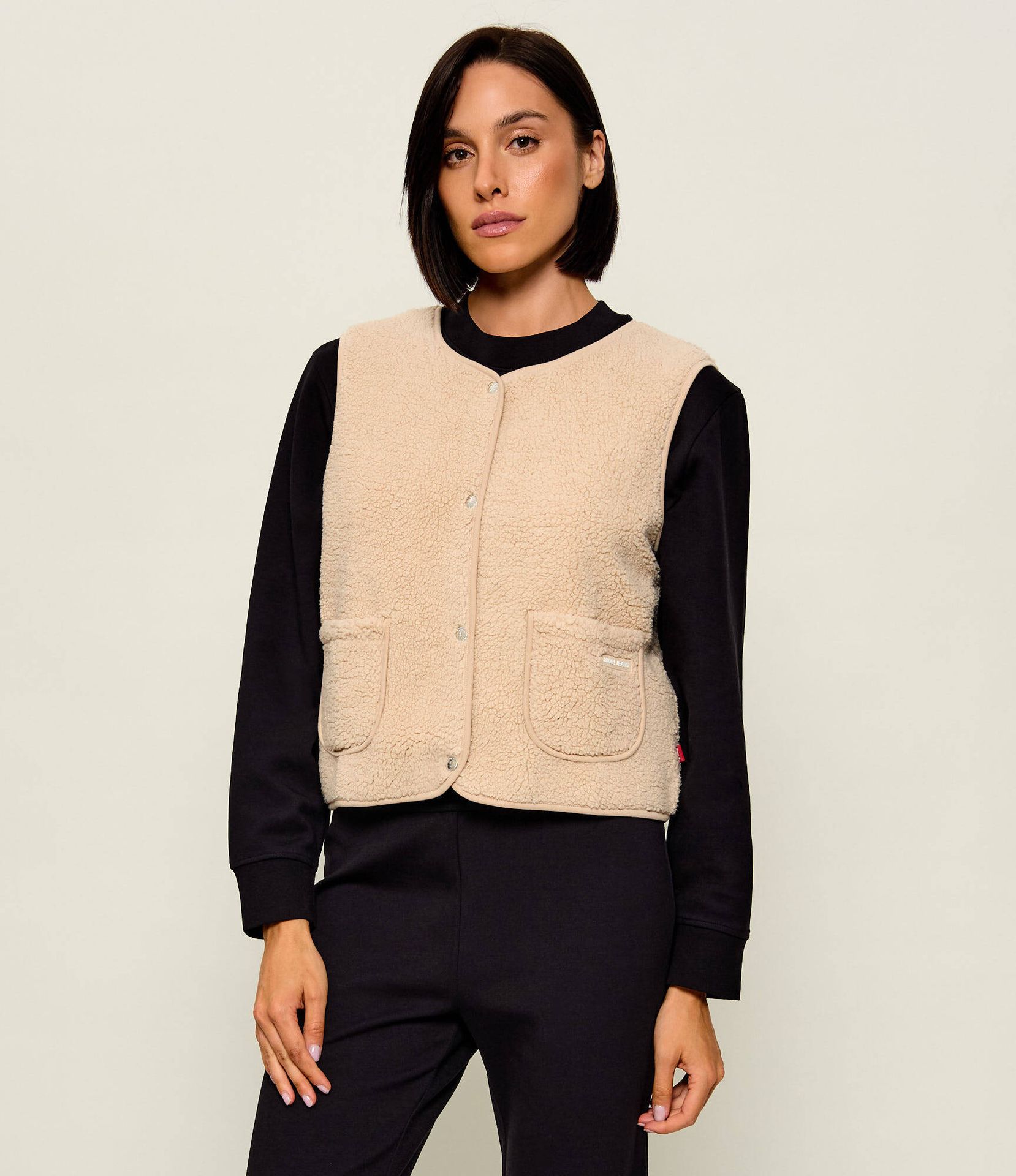 Joop! Jeans Polarowa kamizelka Tusja Regular Fit