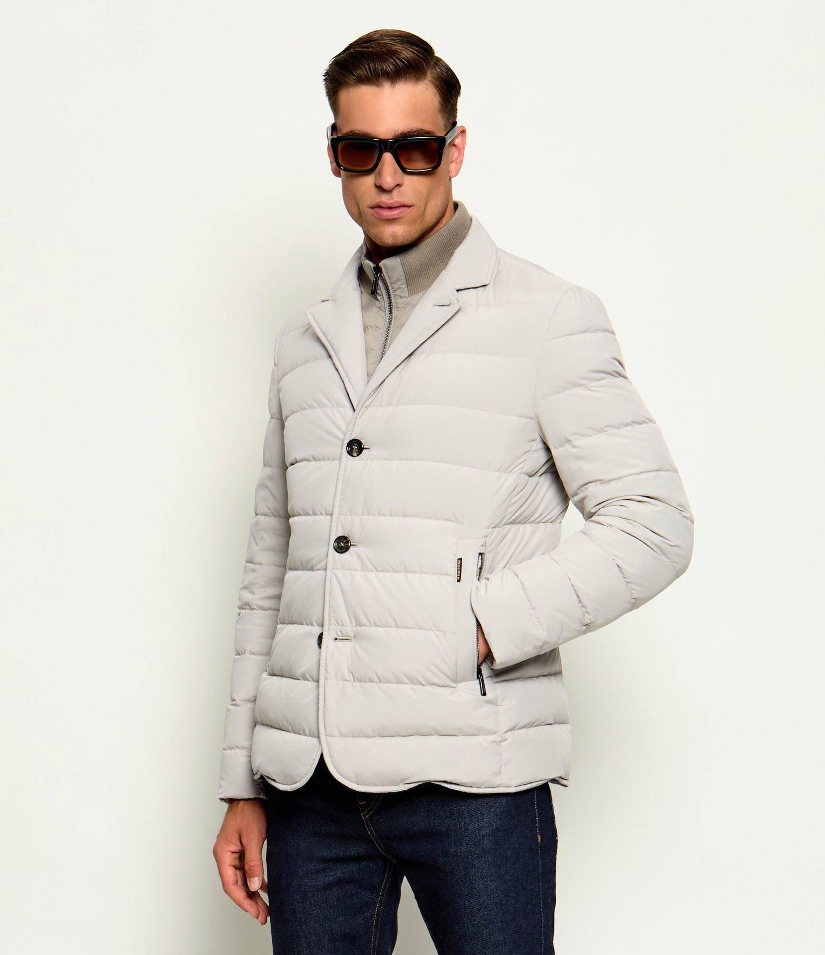 MooRER Puchowa kurtka 2w1 Sinardi-Skt Regular Fit