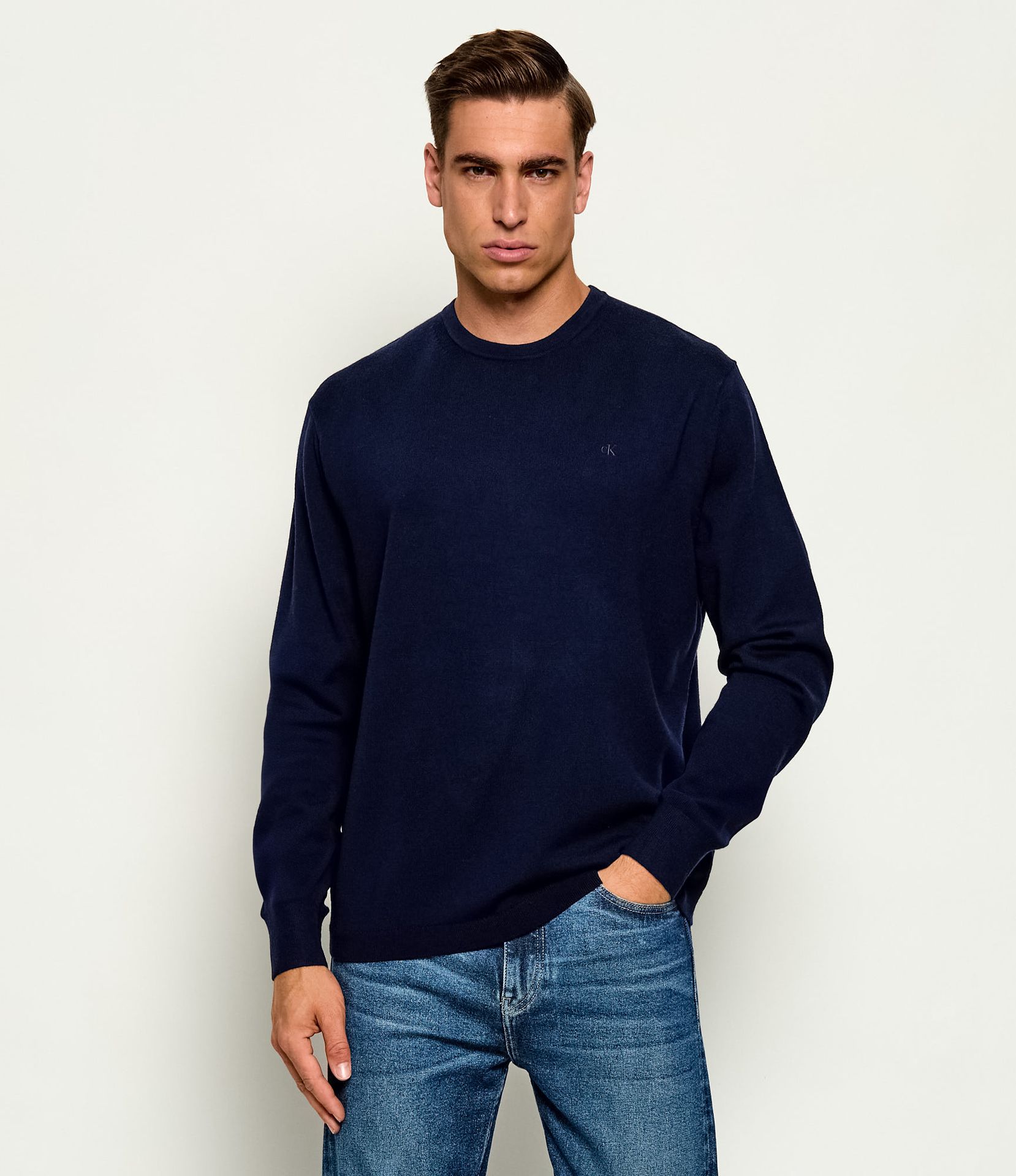 Calvin Klein Wełniany sweter Regular Fit