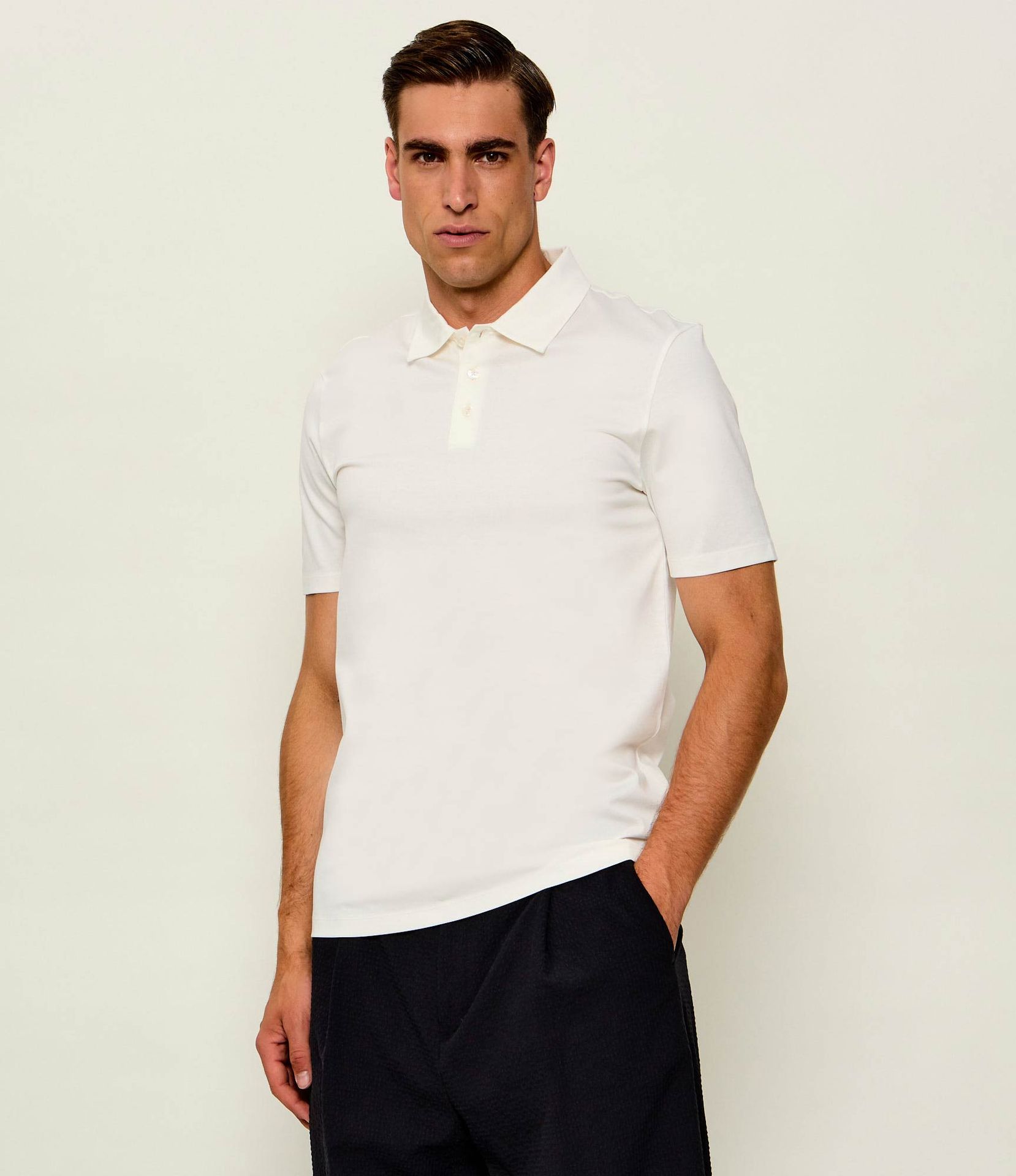 HUGO Polo Dimerspolon Slim Fit mercerised