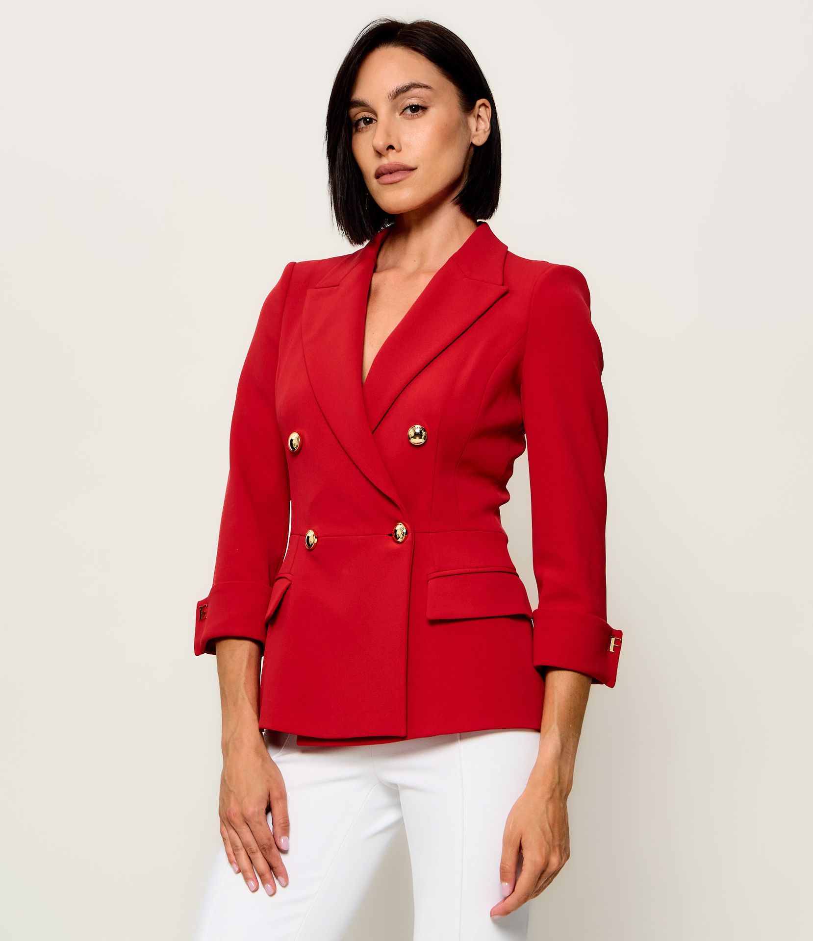 Elisabetta Franchi Marynarka Slim Fit