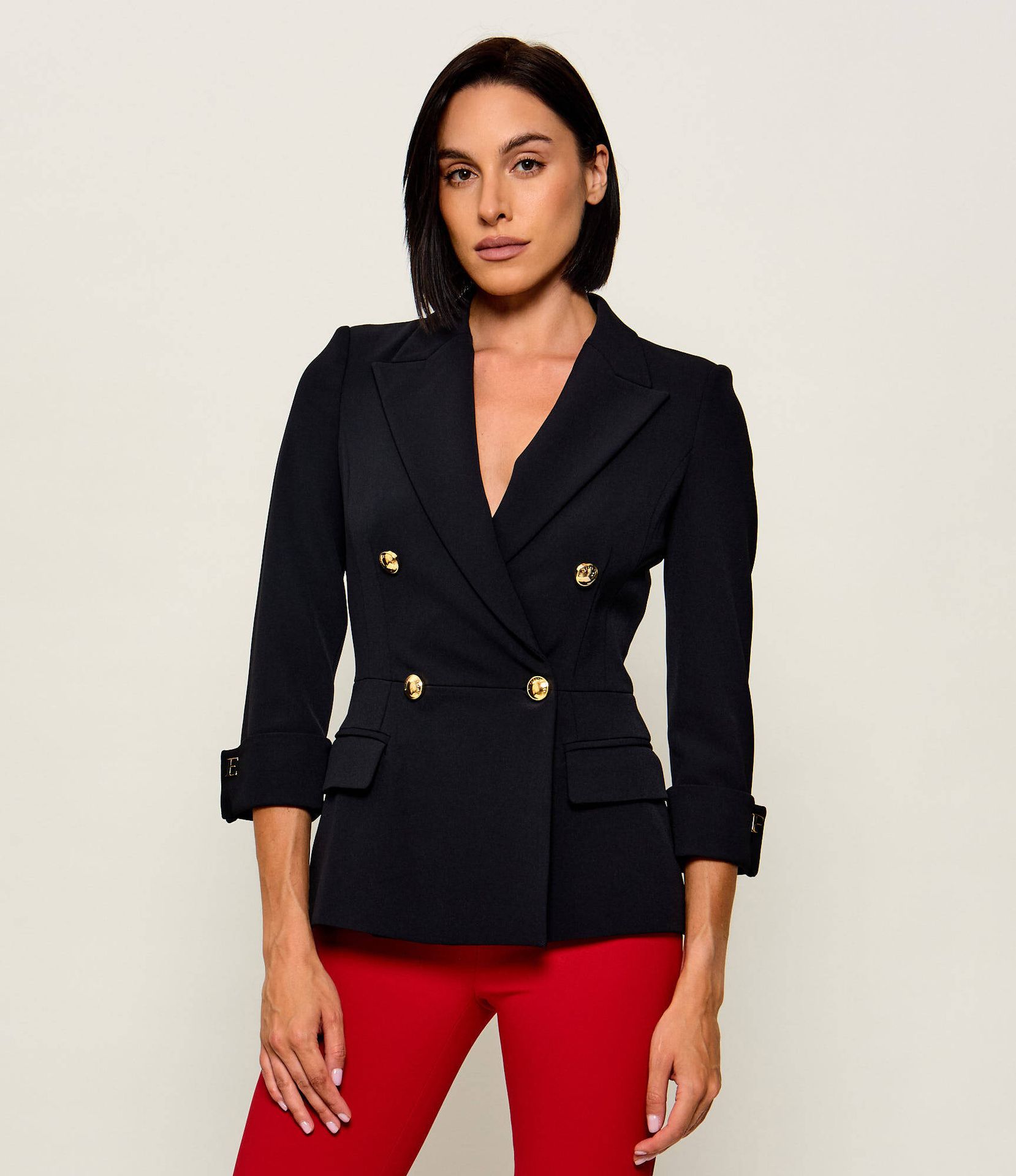 Elisabetta Franchi Marynarka Slim Fit