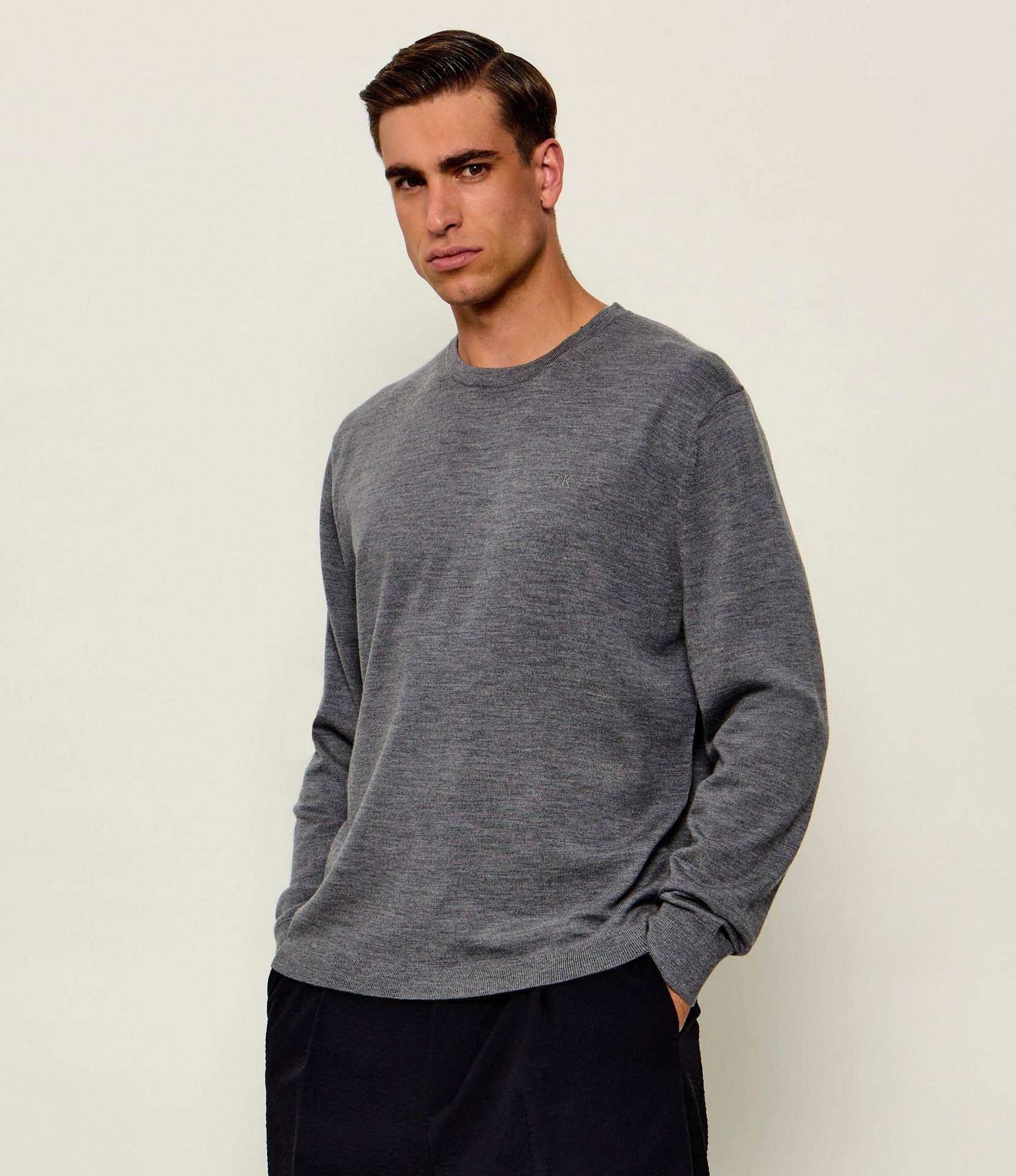 Calvin Klein Wełniany sweter Regular Fit
