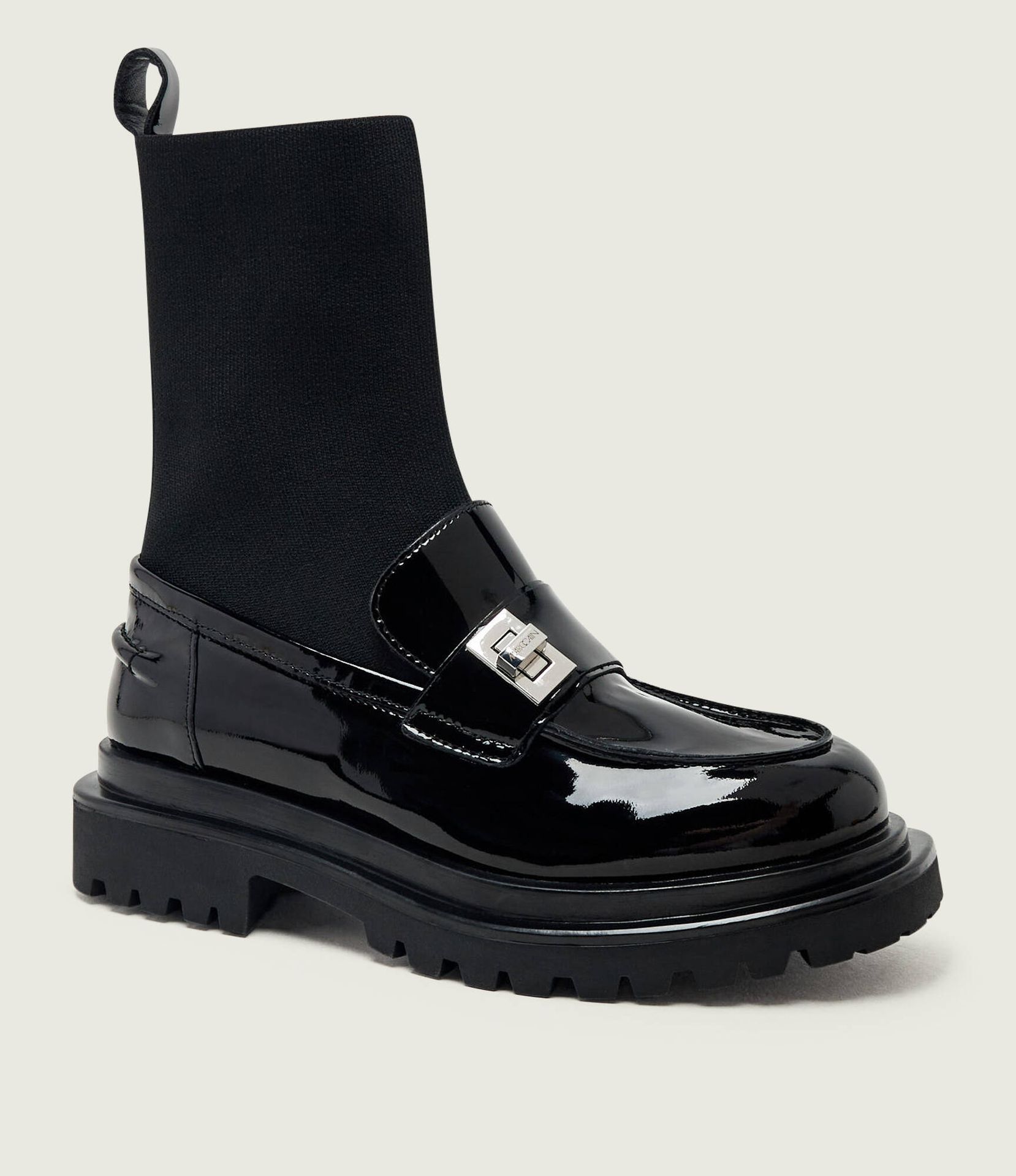 Marc Cain Skórzane loafersy