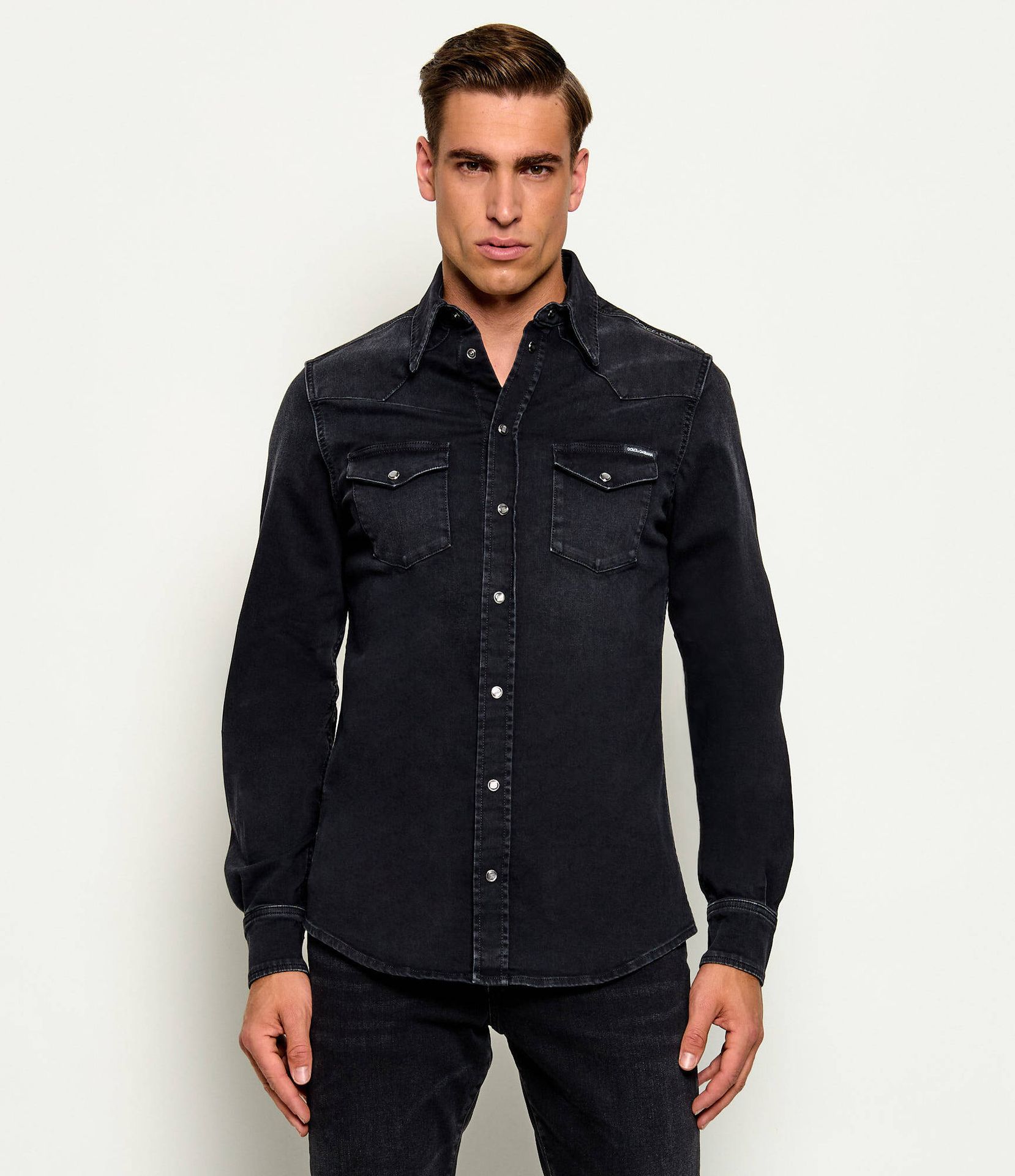 Dolce & Gabbana Jeansowa koszula Slim Fit