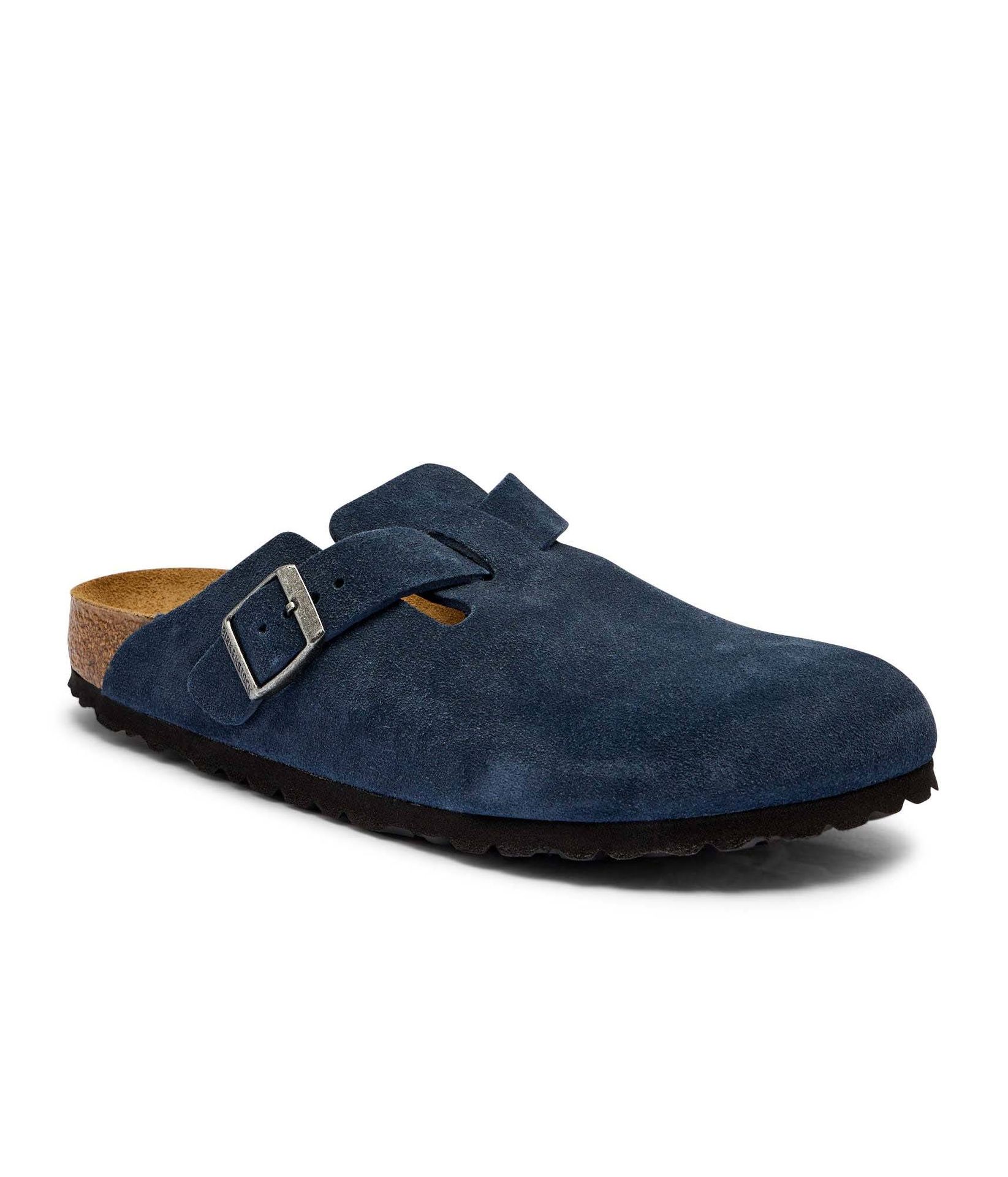Birkenstock Mule Boston LEVE narrow fit zamsz
