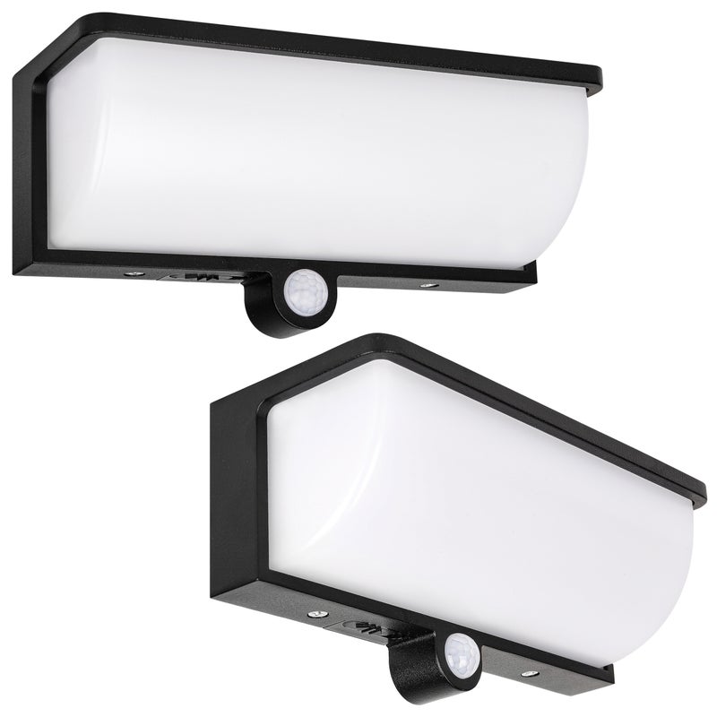 Kinkiet zewnętrzny solarny LED Logon IP54 4000K lampa ogrodowa elewacyjna z czujnikiem MasterLED
