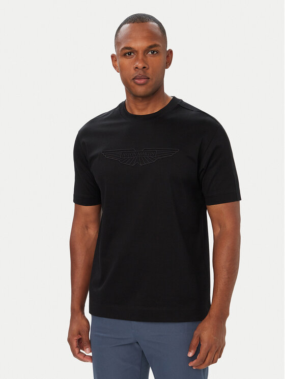 BOSS T-Shirt BOSS x ASTON MARTIN C-Taut 180 50565042 Czarny Regular Fit
