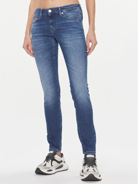 Tommy Jeans Jeansy Sophie DW0DW16206 Niebieski Skinny Fit