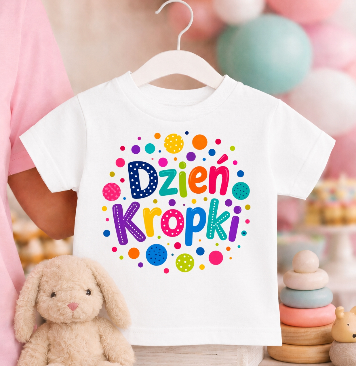Koszulka w kropki dzień kropki