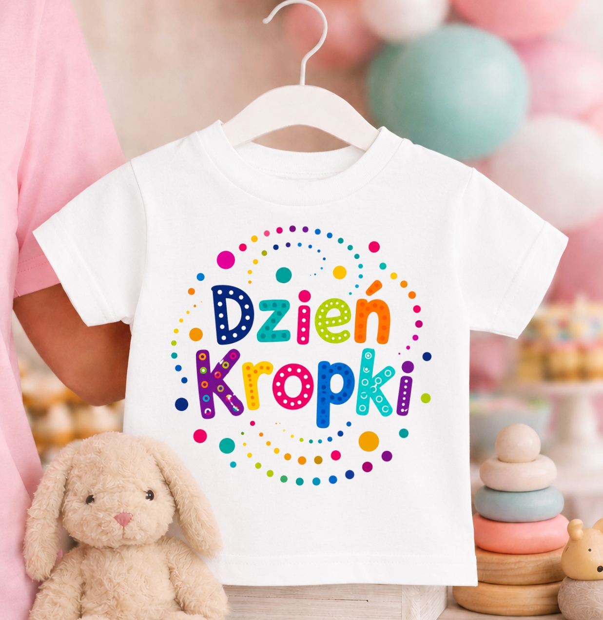 Koszulka w kropki dzień kropki