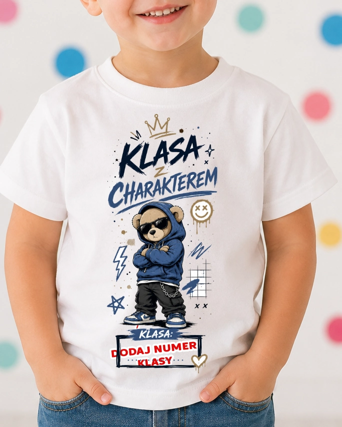 Koszulki dla kolegów z klasy na Dzień Chłopaka Z NUMEREM KLASY