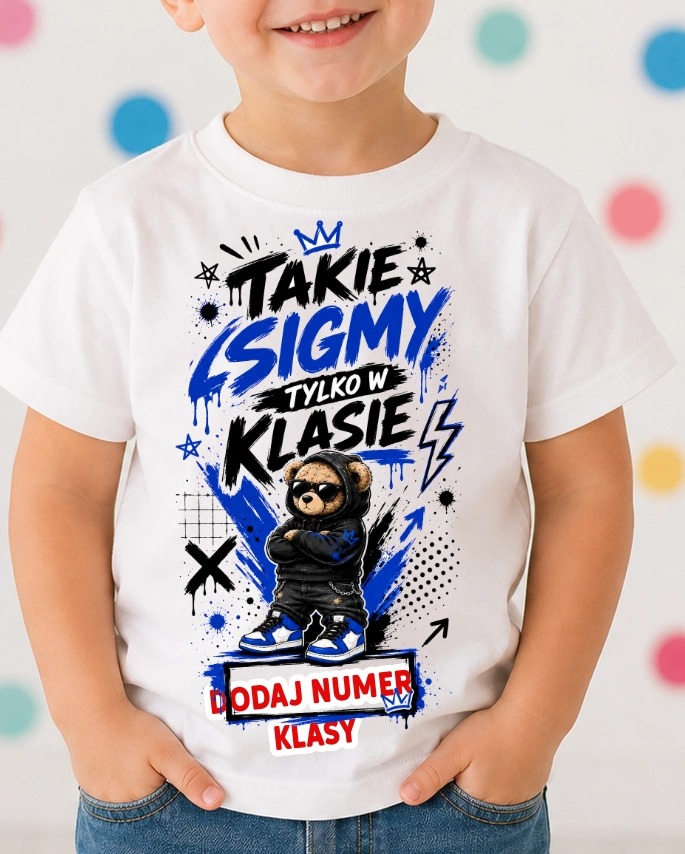 Koszulki dla kolegów z klasy na Dzień Chłopaka Z NUMEREM KLASY