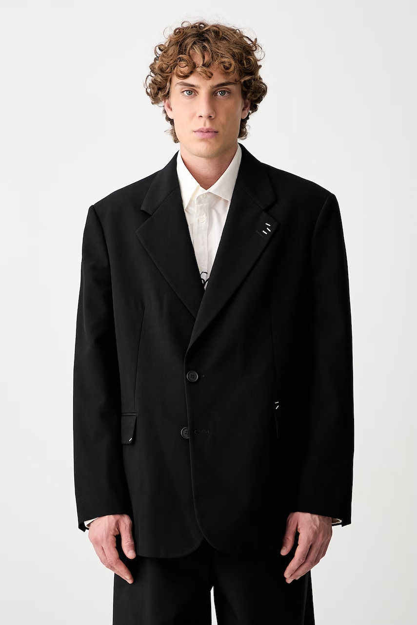 MM6 Maison Margiela marynarka z wełną męska