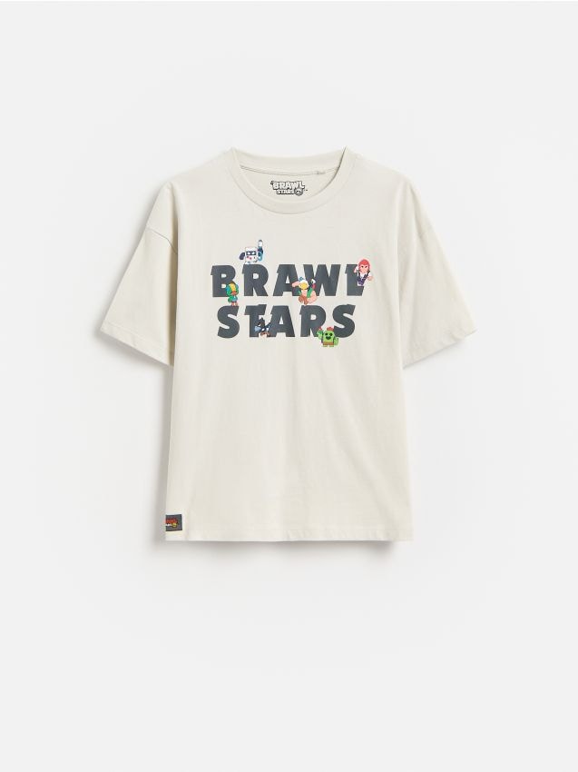 Reserved - T-shirt Brawl Stars - jasnoszary