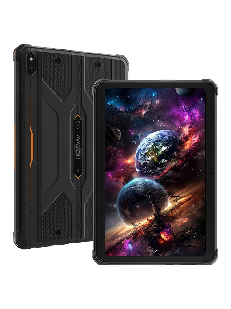HOTWAV R8 Wytrzymały Tablet 10.1'' HD+ Wyświetlacz 10800mAh Duża Bateria Android 14 OS Octa-core 4GB 128GB Tablet PC Globalny