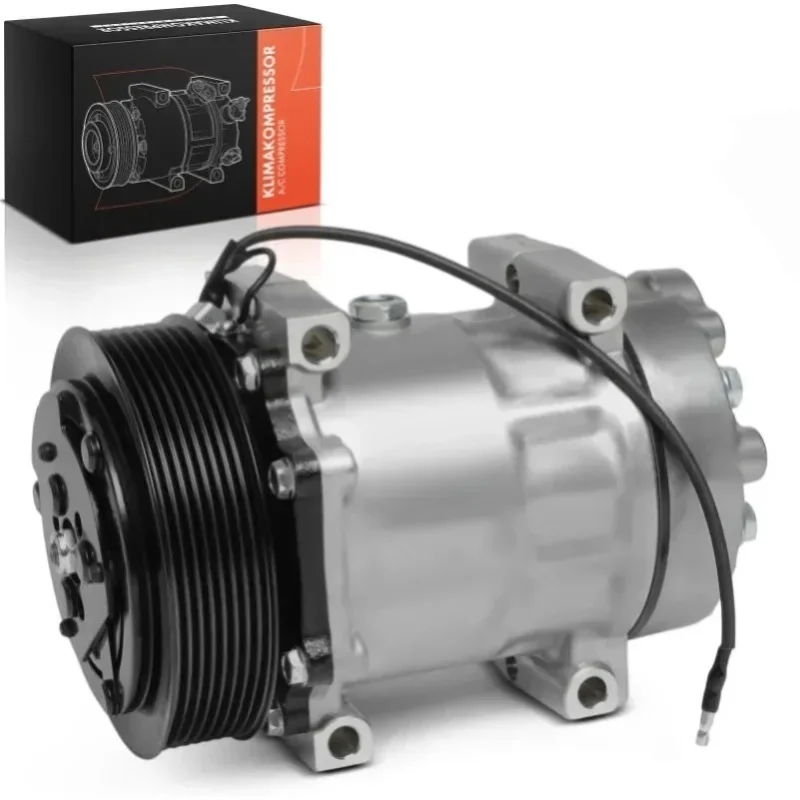 Frankberg 1x Kompresor klimatyzacji do Volvo Trucks FH 12 16 FM 12 300 FMX NH12 8113628 11104251 85000315 8191892 20538307 11412631