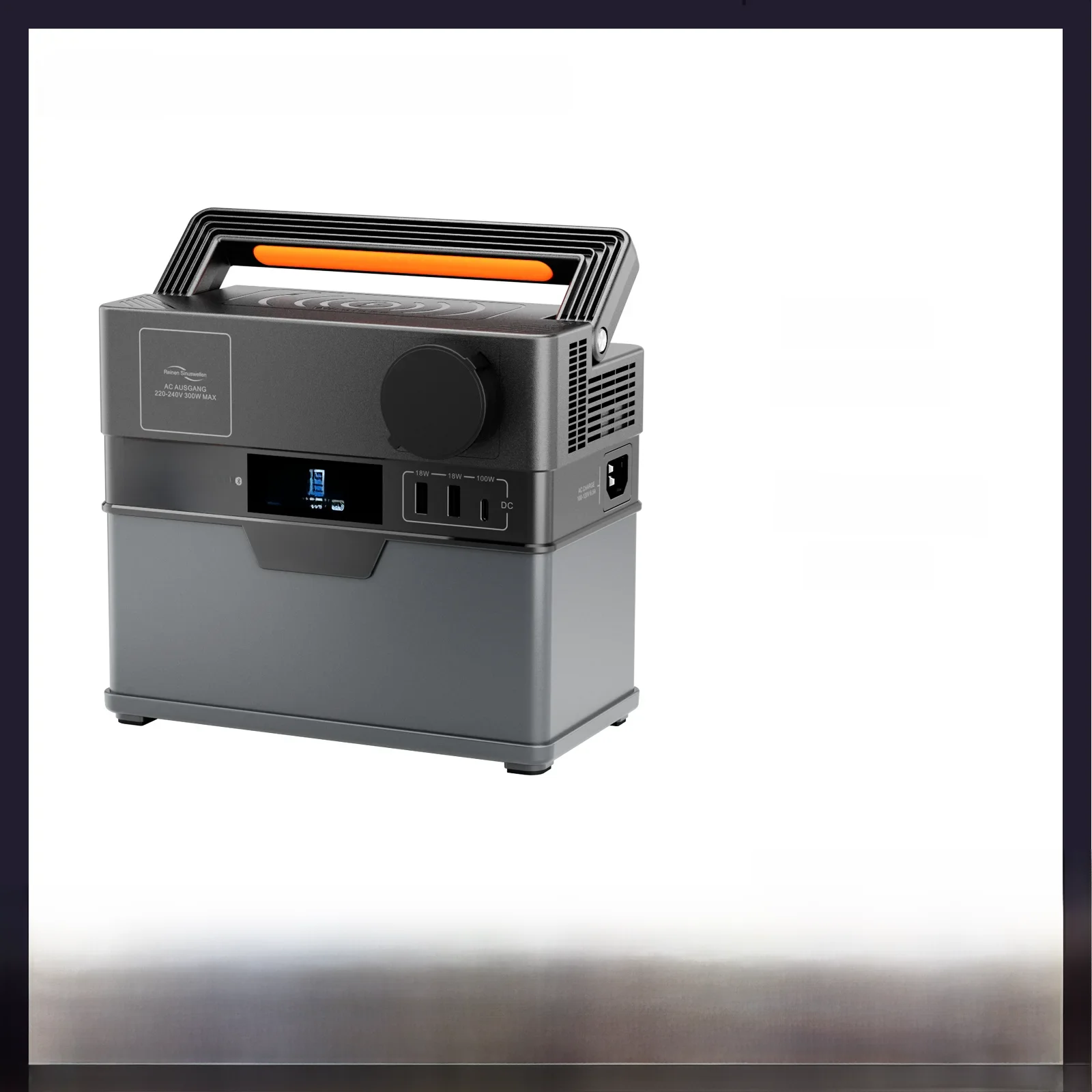 Przenośna elektrownia ALLPOWERS 300W (szczyk 500W), zasilacz z akumulatorem zapasowym 288Wh z gniazdami AC 110V / 220V z czystą falą sinusoidalną