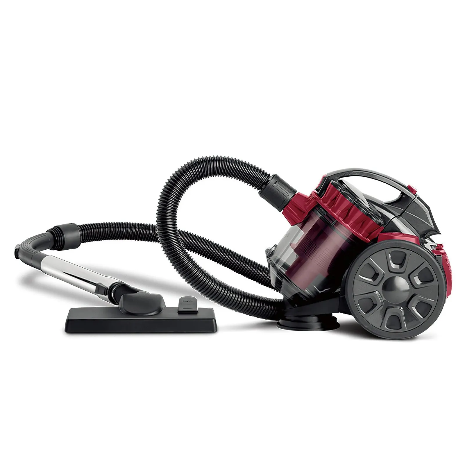 OWJHE Mocny odkurzacz 2600W o pojemności 1.5L z wielocyklonową filtracją, do podłóg twardych, dywanów, włosów i sierści.