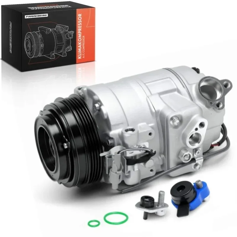 Frankberg 1x Kompresor klimatyzacji do BMW F10 F07 F13 X6 Rolls-Royce Alpina B6 4.4L 6.6L 64509154072 9154072 64529195978 198367 197367