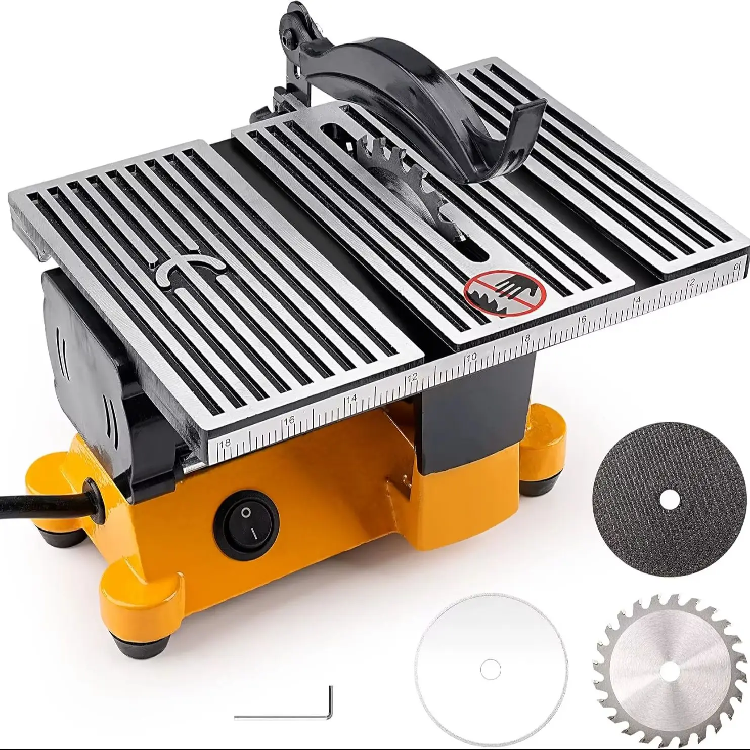 Mini Piła Stołowa Przenośna Piła Ukośnica Piła Stołowa Elektryczna do Cięcia DIY Obróbka Drewna Rękodzieło Piła Stołowa Mini Mała
