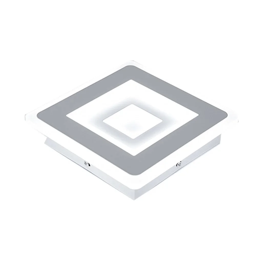 Lampa sufitowa LED Thinesss, nowoczesna biała lampa sufitowa 28 W do sypialni, salonu, kuchni, 6500 K zimna biel