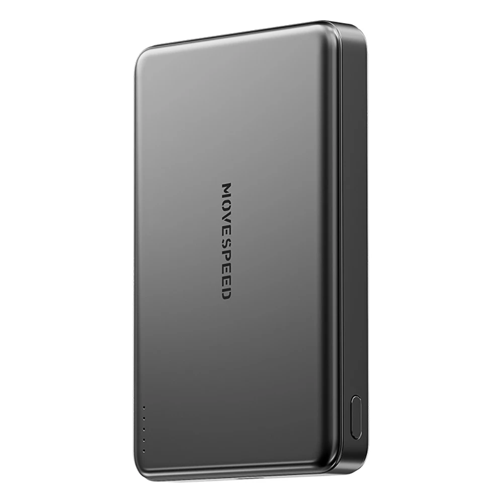 MOVESPEED S05 Slim magnetyczny Power Bank 5000mAh szybkie ładowanie Mini bezprzewodowa przenośna ładowarka bateria do iPhone 16 15 14 PowerbanK