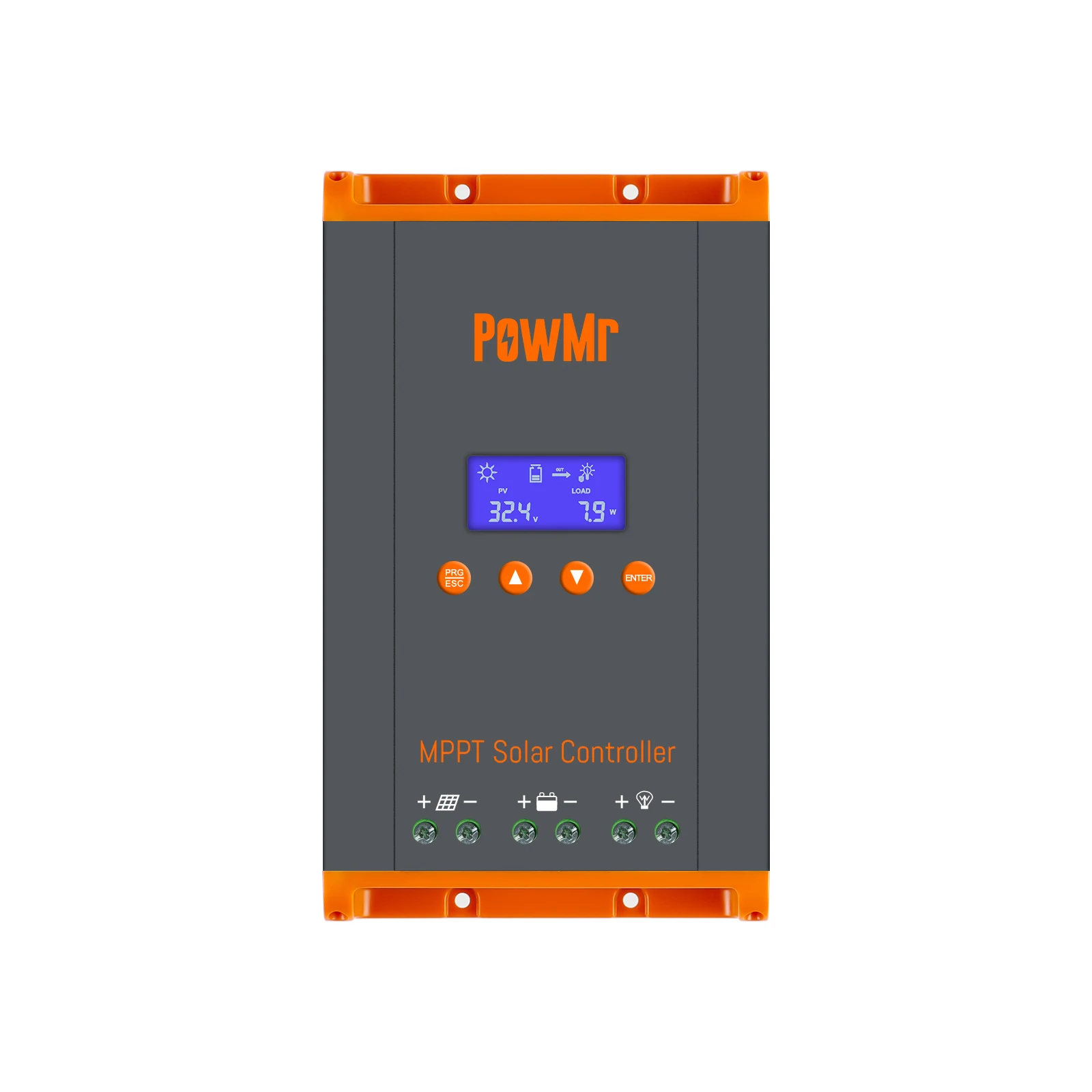 PowMr MPPT 100A 80A 60A 40A 30A 30A 20A Kontroler ładowarki słonecznej LCD Współpracuje z akumulatorem słonecznym Lifepo4 12V 24V 36V 48V