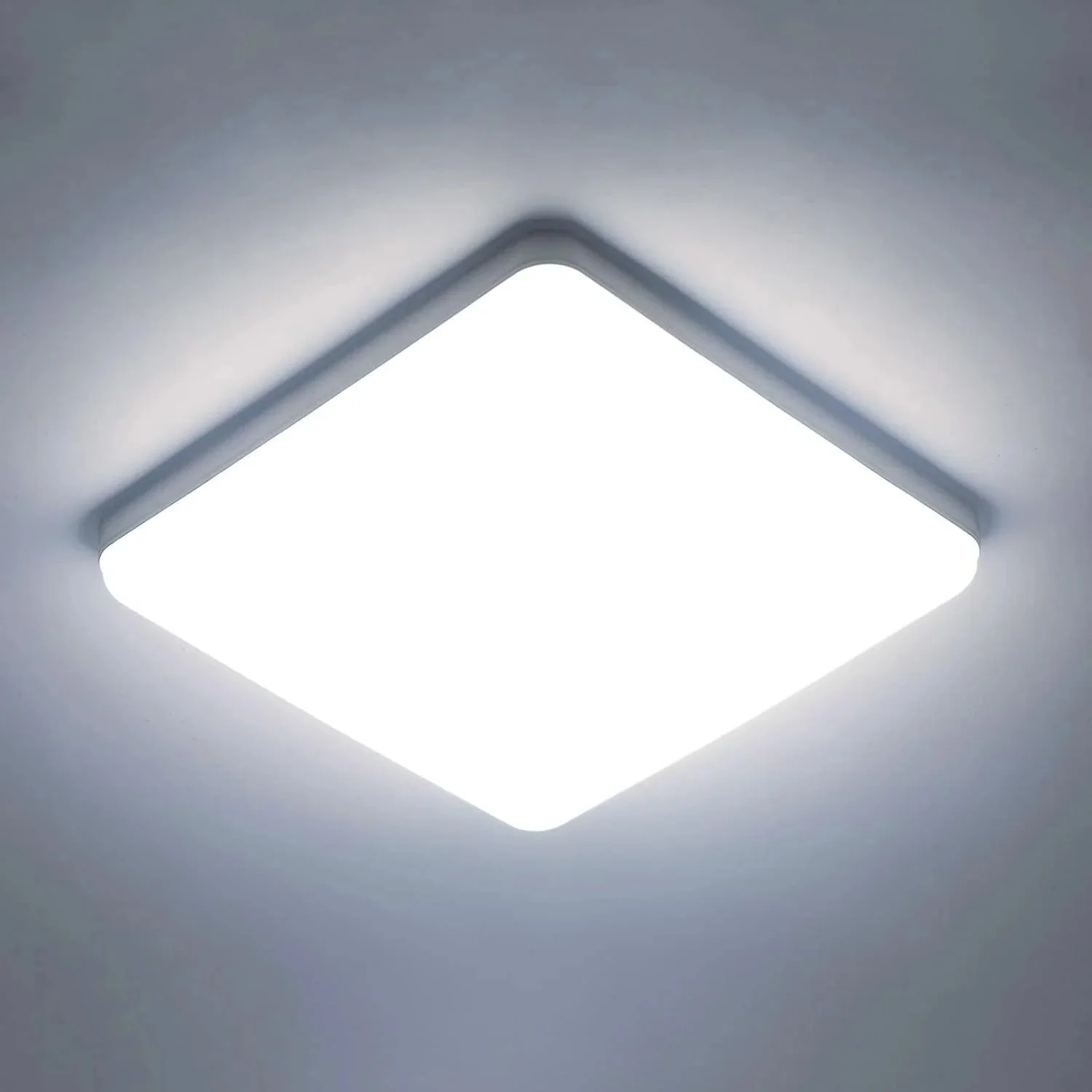 Lampy sufitowe LED, super jasna lampa panelowa LED o mocy 36 W, nowoczesne kwadratowe, bardzo smukłe oświetlenie sufitowe LED do sypialni, kuchni