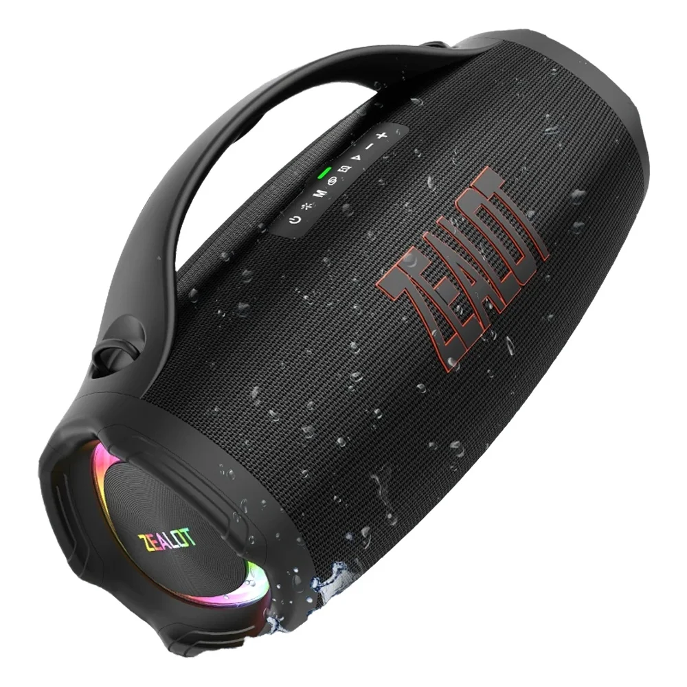Zealot-S98 160W Przenośny głośnik Bluetooth o dużej mocy, wysoka jakość dźwięku, mocny bas, podwójna membrana, wodoodporny głośnik