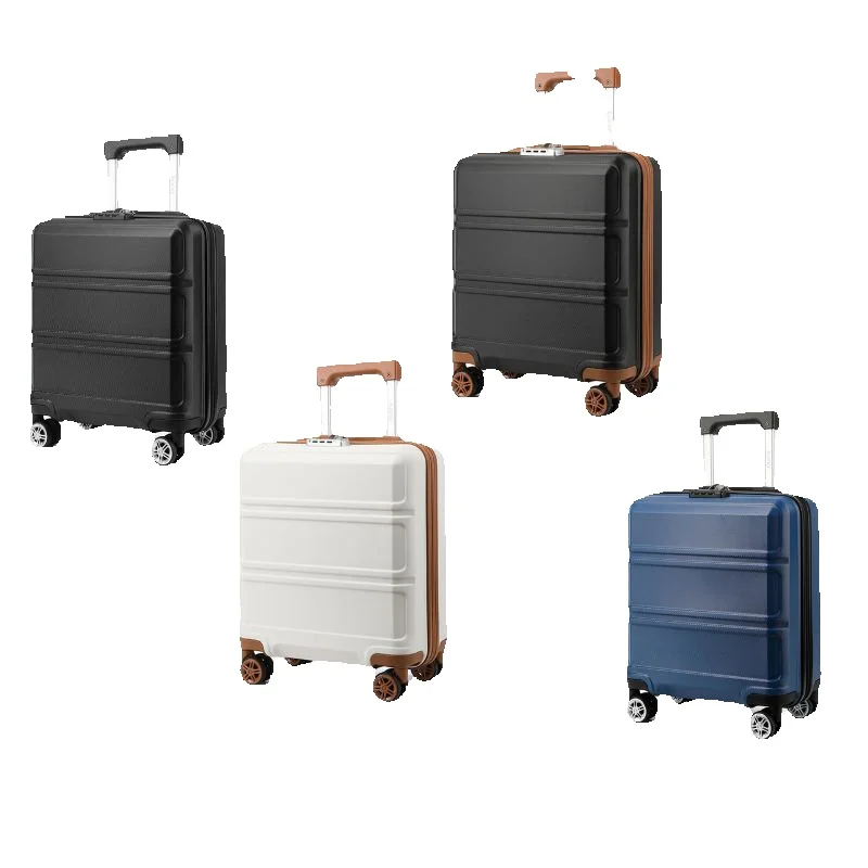 Walizka podręczna KONO 45x36x20 cm Lekka, twarda walizka z 4 rolkami i zamkiem TSA Easyjet