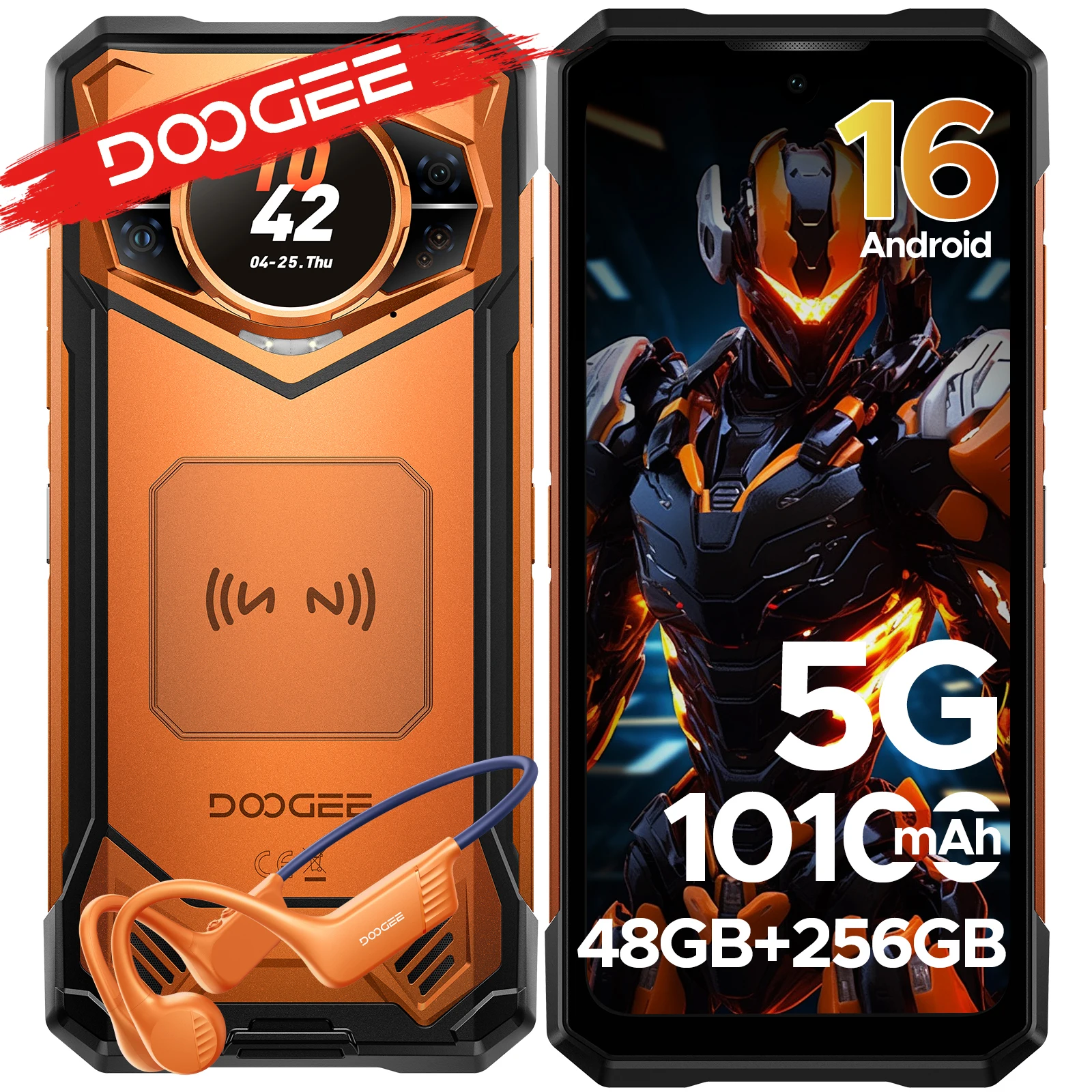 Globalna Wersja DOOGEE S200 5G Wytrzymały Telefon 32GB 256GB 1.32