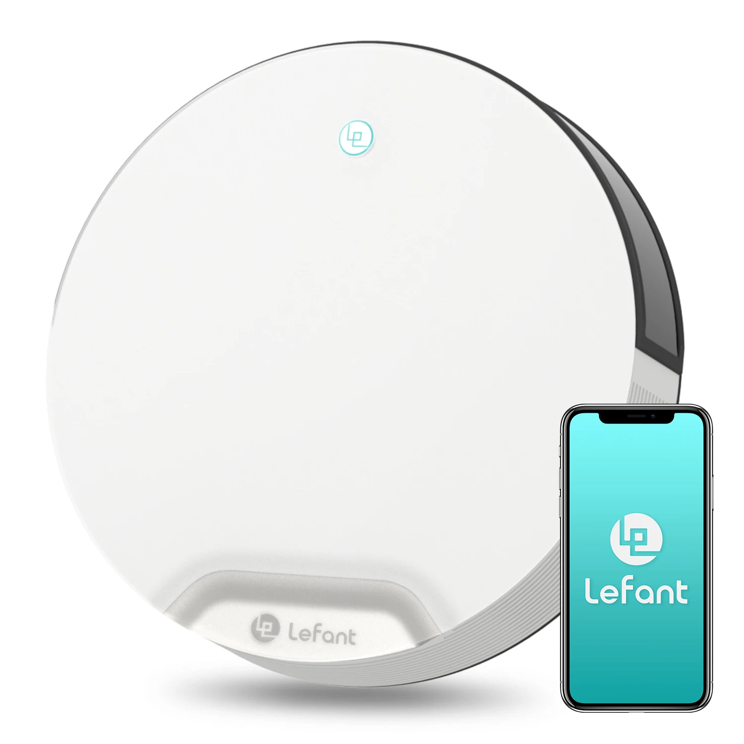 Odkurzacz automatyczny Lefant N1, mocne ssanie 4500Pa, 165 minut pracy, automatyczne samodzielne ładowanie, sterowanie przez Wi-Fi/aplikację/Alexa