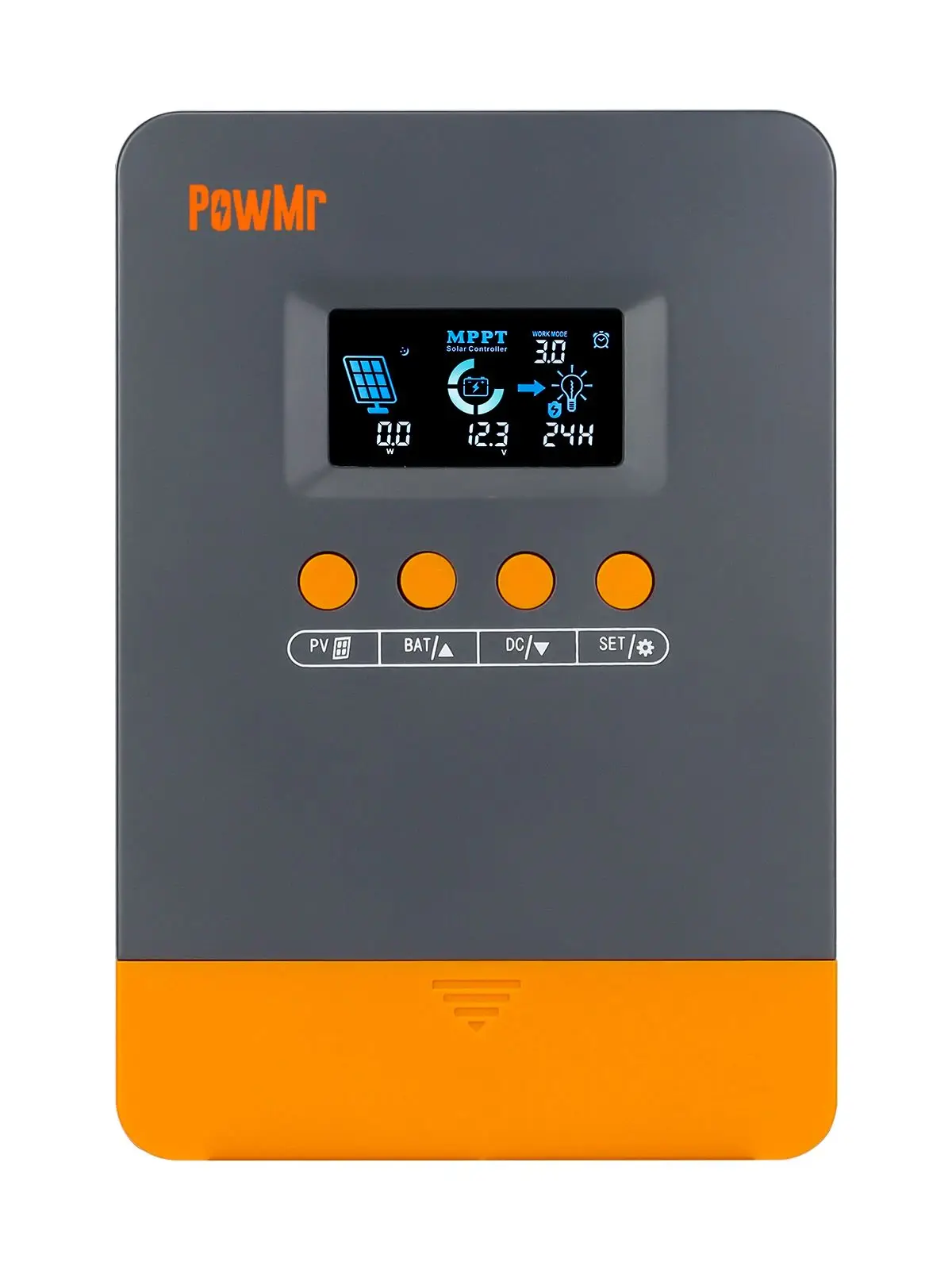 PowMr kontroler ładowania solarnego MPA 45A 35A 25A 12V 24V Auto 100V regulator panelu regulator akumulatorów kwasowo-ołowiowych/litowych