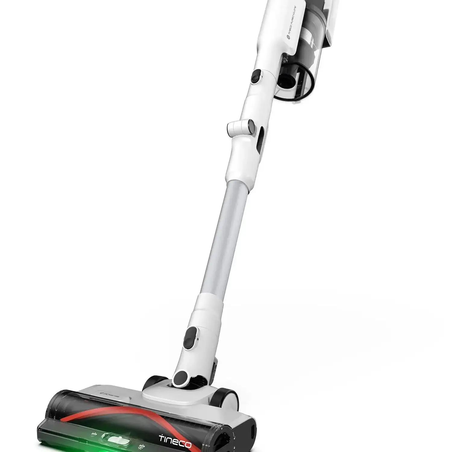Tineco Pure ONE A50S Bezprzewodowy Odkurzacz Akumulatorowy, Elastyczny Odkurzacz 70 Min. Czasu Pracy, Szczotka 3DSense Power, Technologia PureCyclone, 1L Pojemnik na Kurz, Moc ssąca 185W dla Grubych