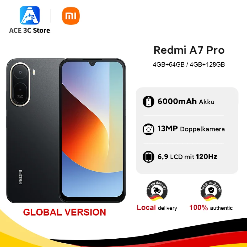 Globalna Wersja Xiaomi Redmi A7 Pro Smartphone Bateria 6000mAh Ekran 6.9