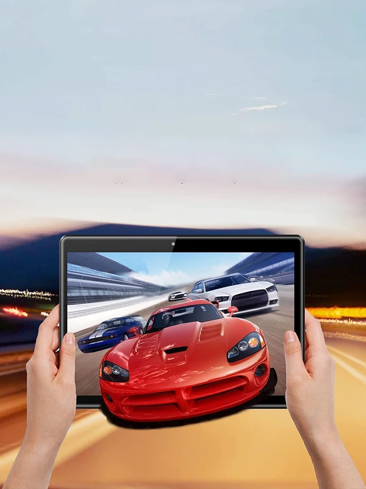 PRITOM M10 10,1-calowy tablet z systemem Android 64 GB ROM Czterordzeniowy ekran HD IPS WiFi GPS