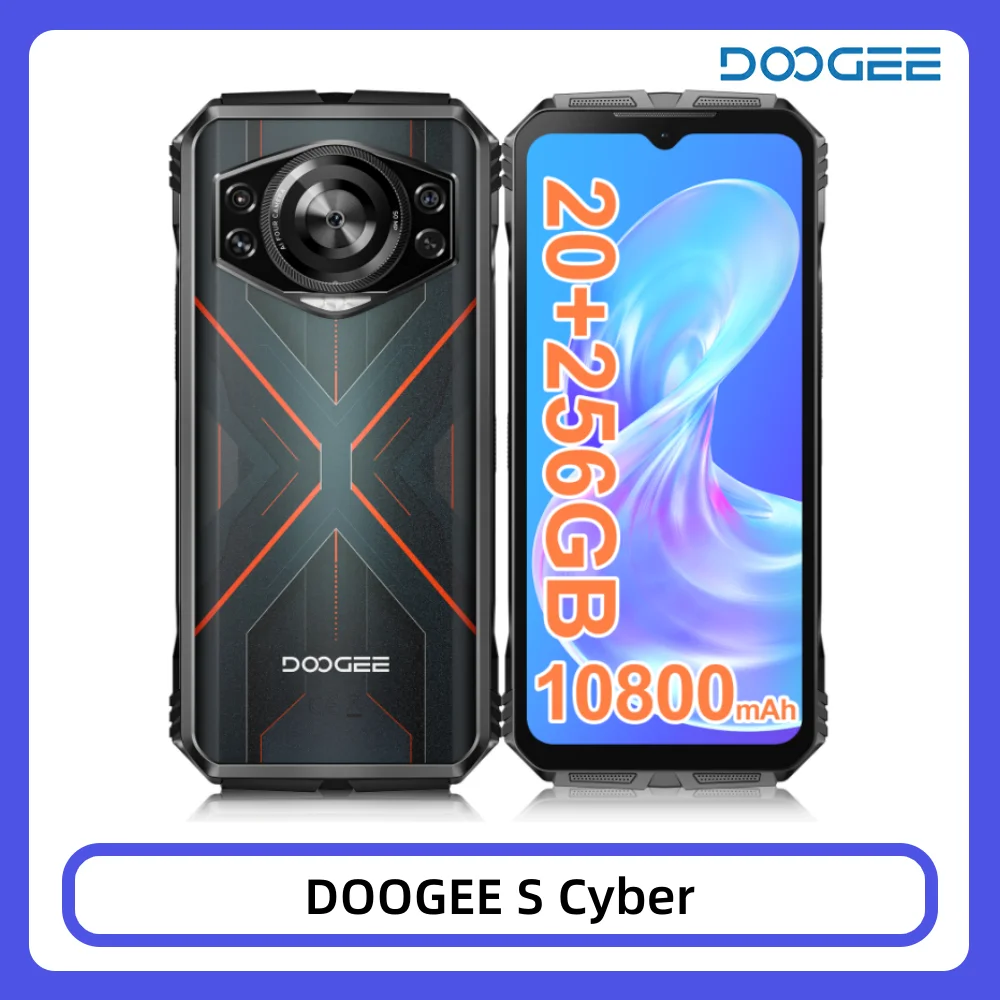 DOOGEE S Cyber Rugged Phone 20GB+256GB 6.58