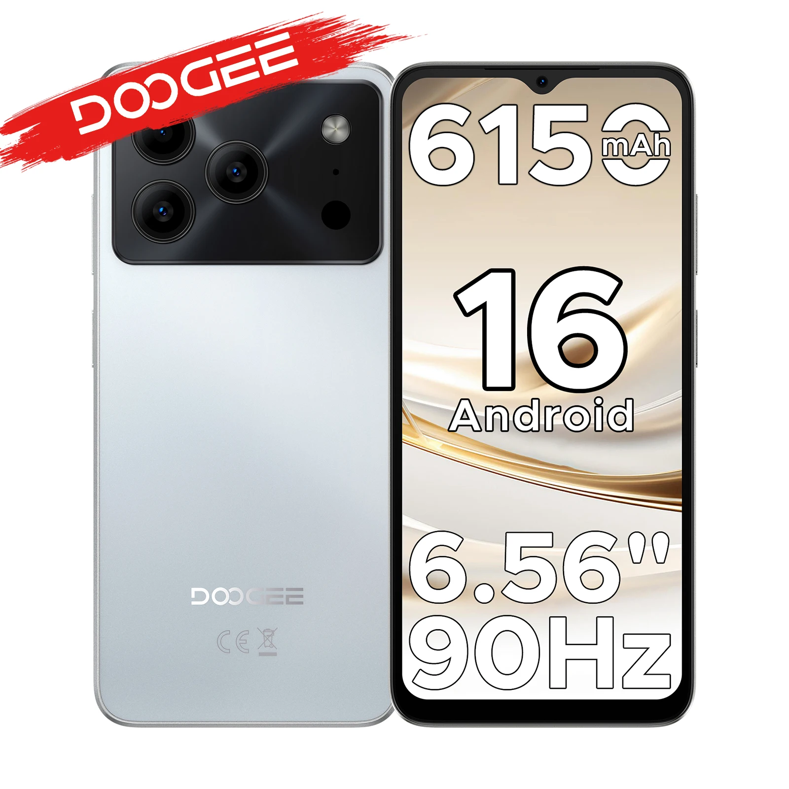 DOOGEE Note 56 - Smartfon z Androidem 16, ekran 6.56