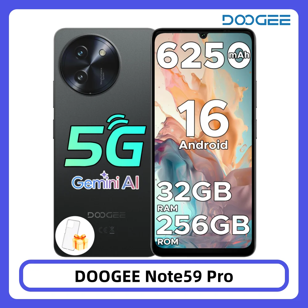 Smartfon DOOGEE Note59 Pro 5G 32GB 256GB 6,75