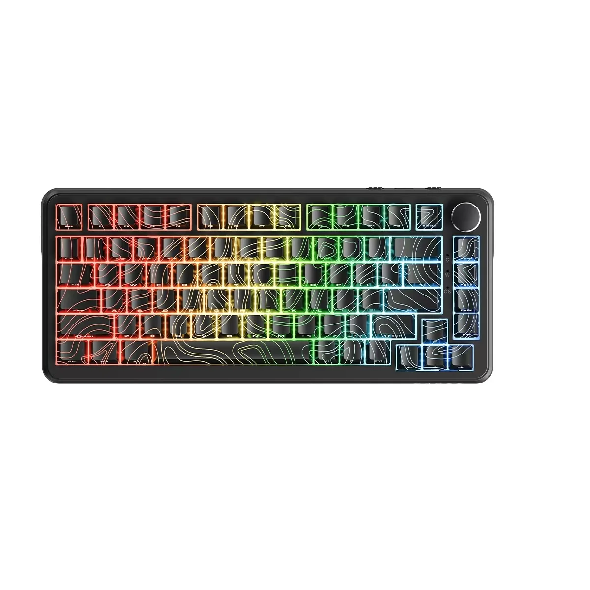 AJAZZ AK820 MAX nowa klawiatura mechaniczna z magnetycznymi przełącznikami, podłączana przez kabel Type-C, do gier komputerowych, z ulepszonym padem, efekty świetlne RGB.